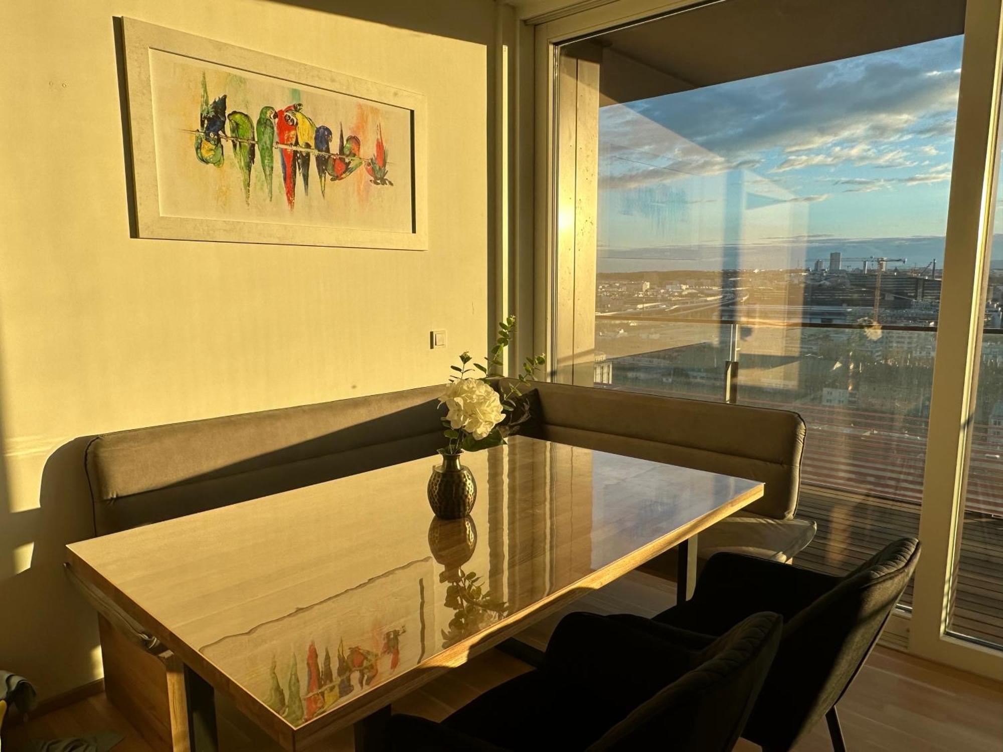 Panorama Sky Apartment I Rooftop Pool I Metro Station Vídeň Exteriér fotografie