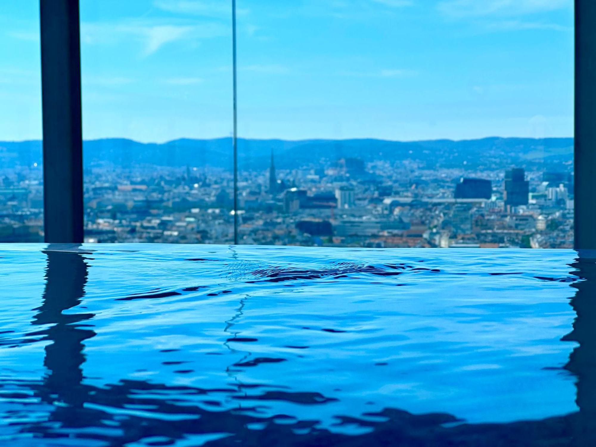 Panorama Sky Apartment I Rooftop Pool I Metro Station Vídeň Exteriér fotografie